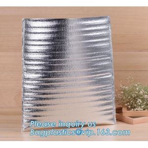 Buy cheap Reusable aluminium foil thermal insulation material cooler bag for picnic with Strapping tape closureRecycled PP Woven Plast from wholesalers