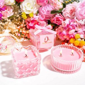 Buy cheap Lightweight Perfume Scented Candles Soy Wax Material Elegant Looking from wholesalers