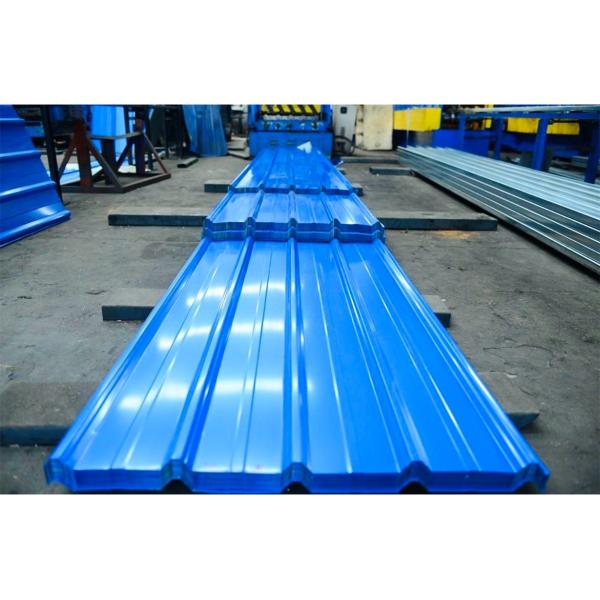 Buy cheap DX51D DX52D 0.5mm Thickness Color Coated GI Steel Roof Sheet for Warehouse Roofing from wholesalers