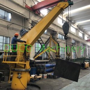 Buy cheap Fixed Boom 4T Pedestal 2.6M Jib Ship Deck Cranes from wholesalers