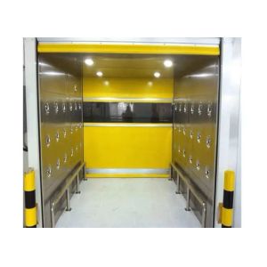 Buy cheap 25m/s Air Shower Tunnel Seal Quick Shutter Door Cargo Shower Room Equipment from wholesalers
