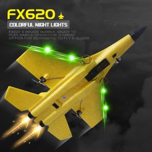 FX620 2.4GHz 2-Channel Foam RC Plane Model Glider RC Jet Airplane with Charging