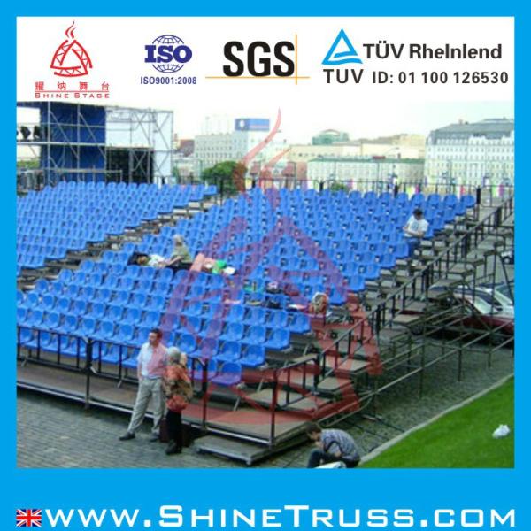 Quality Mobile Modular Grandstand Layer Bleacher for sale