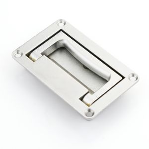 Buy cheap Metal Recessed Cabinet Handles , Concealed Pull Handle Plastic Spraying Surface from wholesalers