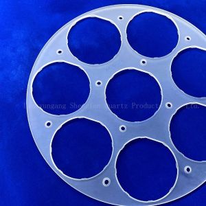Buy cheap Custom Quartz Frosted Accessories Semiconductor High Temperature Resistance High Purity from wholesalers