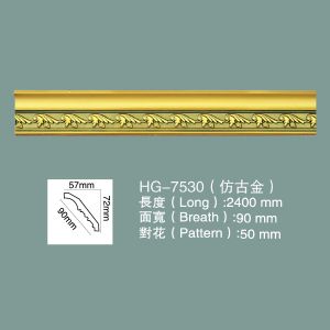Buy cheap PU Ceiling Moulding Ceiling Cornice HG-7530 from wholesalers