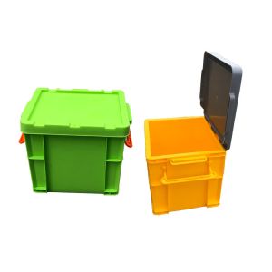 Buy cheap 130 Liter Hygienic  Euro Stacking Containers Ergonomic Design from wholesalers