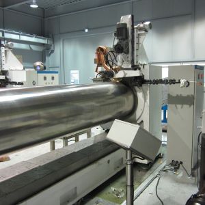 Buy cheap 50Hz / 60Hz Vee Wedge Wire Screen Machine 25 Cartridges Micron For Making Filter Pipes from wholesalers