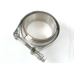 Buy cheap Turbo Downpipe Exhaust Stainless V-Band Bolt Clamp with Flange from wholesalers