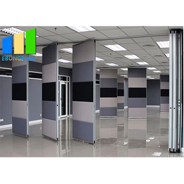 Quality Floor To Ceiling Fabric Printed Office Wall Panel Sound Proof Folding Sliding Partition for sale