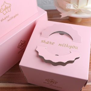 Buy cheap Hand-held cake square baking cake box packing box from wholesalers