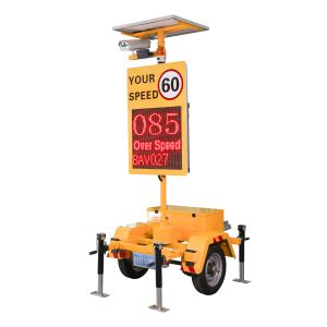 Buy cheap Portable Traffic Radar Speed Tailer With 100watt Solar Panel from wholesalers