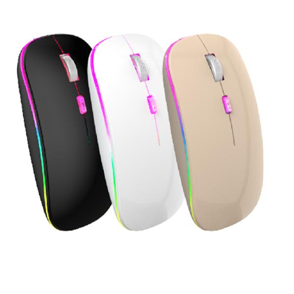 Buy cheap 2.4G Bluetooth Mouse With Windows And IOS 4 Precision Buttons Mouse 1600DPI Tracking Rechargeable Lightning Mouse from wholesalers