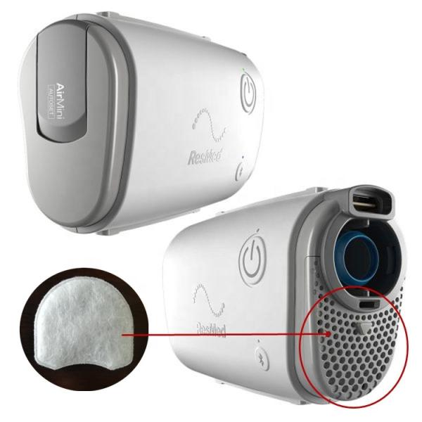 Quality Disposable CPAP Filter with 5micron Porosity 1 Year Warranty and 53MM*35MM Size for ResMed Mini Ventilator for sale
