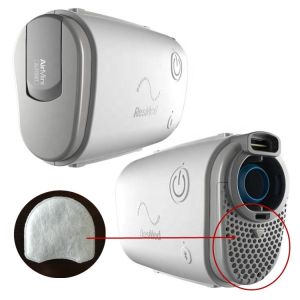 Buy cheap Disposable CPAP Filter with 5micron Porosity 1 Year Warranty and 53MM*35MM Size for ResMed Mini Ventilator from wholesalers
