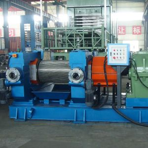 ISO9001 Certified XKP-560 Rubber Crushing Mill in Blue Color for Rubber Mixing