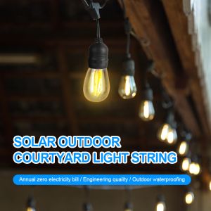 Buy cheap Solar remote control light string dual specification courtyard exterior wall ambient light from wholesalers