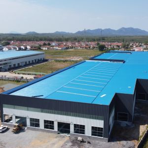 Buy cheap Prefab Steel Structure Warehouse with Q235B Q355B ASTM A36 Steel from wholesalers