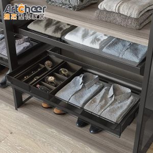 Customized Walk in Wardrobes in Complete Set for Luxury Bedroom Resorts