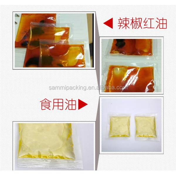 New Design Automatic Sachet Liquid Packing Machine Chili Sauce Packing Machine Honey Sachet Packing Machine with Mixer