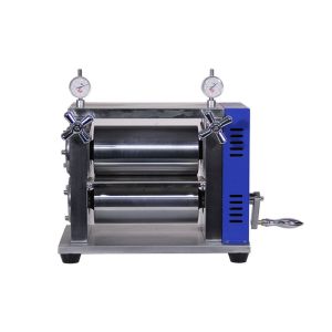 Buy cheap 100mm Width Manual Battery Calendering Machine Rolling Press Machine product