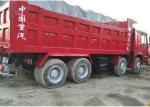 Buy cheap Red Color HOWO 375 Howo Dump Truck 12 Wheeler Used One Year Warranty from wholesalers