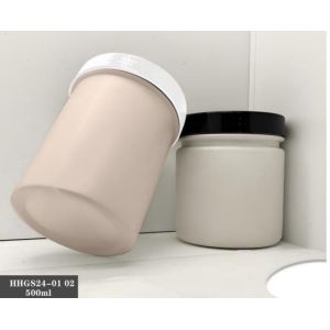 Buy cheap 500ml PP Cosmetic Jar Customized Shampoo Jar with Srew Cap from wholesalers