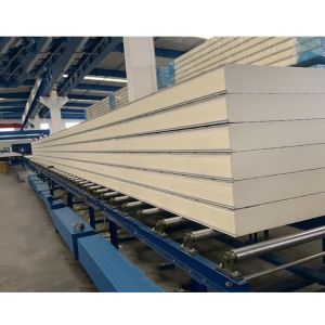 Buy cheap Fire-Resistant 35-40kg/m3 Core Density PU Sandwich Panel with Polyurethane Thiskness 30-200 Mm from wholesalers
