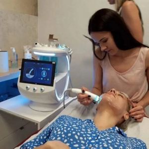 Buy cheap Intelligent Hydrafacial Dermabrasion Machine 7 In 1 Hydra Machine Stationary from wholesalers