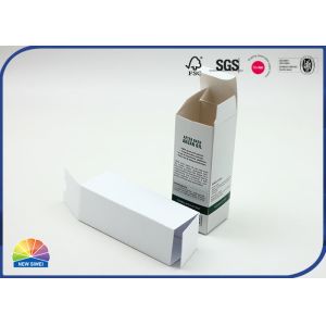Buy cheap White Paper Gift Box Carton With Embossing Matte Lamination from wholesalers