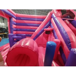 New Design Digital Printing Inflatable Bounce House With Slides Unicorn