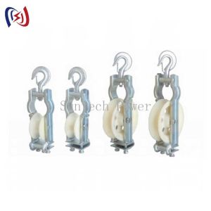 Durable One Year Lifetime Conductor Stringing Block with 100mm-280mm Roller Dia