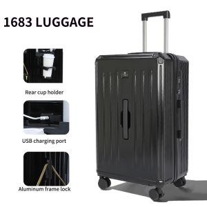 1683 Three Handles Aluminum frame TSA lock luggage versatile fashionable travel