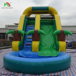 Buy cheap Cheap Price Commercial Grade PVC Inflatable Water Slides with Pool from wholesalers