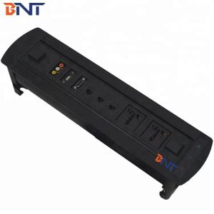 BNT Tabletop Hidden Outlet With Selectable Connector for Office Room EK9231