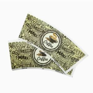 Buy cheap 2.5oz 3.5oz 4.5oz 7.5oz Customized Colourful Paper Cup Fan With Six Colors For Beverage Coffee Tea from wholesalers