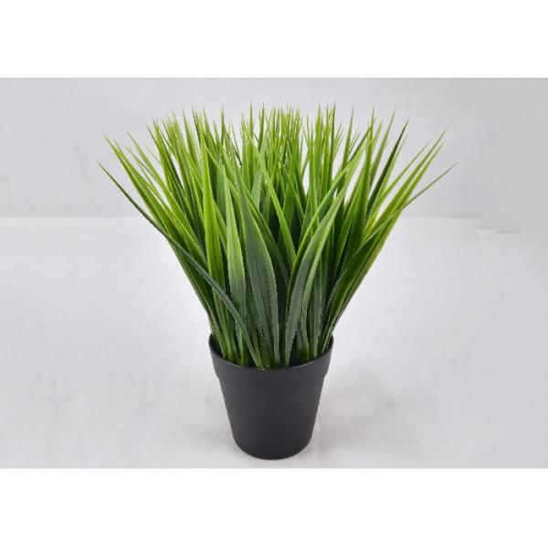 Quality 25cm Artificial Spider Plant With 4 Inch Black Plastic Pot for sale