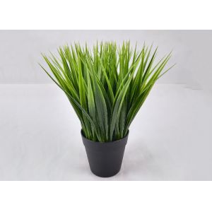 Buy cheap 25cm Artificial Spider Plant With 4 Inch Black Plastic Pot from wholesalers
