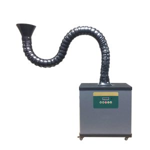 Buy cheap Black Welding Smoke Extractor 75MM Iniet Flange With Single Flexible Arm from wholesalers