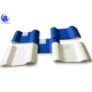 PVC Hollow Roof Tile 930mm Width 10mm Thickness Weatherproof