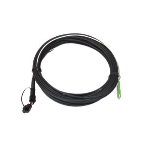 IP68 SC APC Singlemode HW Waterproof Mini Fiber Optic Pre-Connector Patch Cord