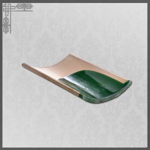 Buy cheap Chinese glazed green roof tiles for garden gazebo from wholesalers