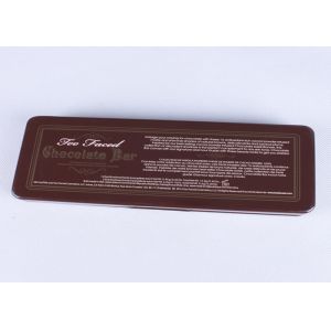 Buy cheap Empty Rectangle Chocolate Gift Tin Boxes Glossy Finish With Full Color Printing Outside from wholesalers