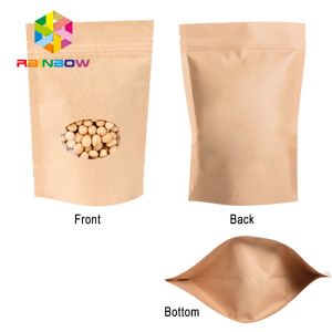 Buy cheap custom order food grade k stand up kraft paper bag for food from wholesalers