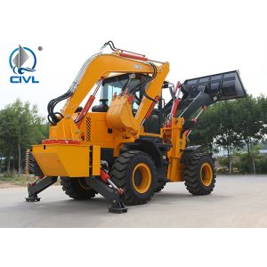 Buy cheap Backhoe Loader / Small Utility Loader Excavator 5.4tons 76kw from wholesalers