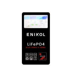 48V Solar Lithium Iron Phosphate Battery 100AH With LCD Display Touchable Screen