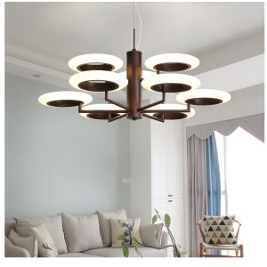 Buy cheap The 2018 new fashion iron + aluminum alloy plus acrylic coffee  color lights 50W / 80W / 90W/ 120W from wholesalers