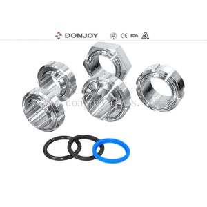 Buy cheap Food Grade SMS union Set,Round Nut Set 1"-4"SMS Standard for beer pipeline from wholesalers