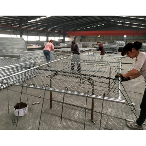 temporary chain link fence panel twine processing