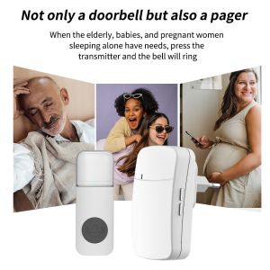 Battery Powered Wifi Video Doorbell Tuya Door Bell Wireless Camera